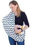 Make a Difference. Two-Sided Infinity Nursing Scarf for Breastfeeding Mothers. Soft, Breathable, Chi