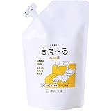 環境大善 きえ～る Dシリーズ ペット用 消臭 スプレー (詰め替え用 / 500ml / 無香料) 日本製 天然成分100% 犬 ネコ ウサギ 水槽 消臭剤 無色透明液