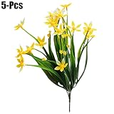 funpaプラスチックリアルなOrchidフェイク花フェイク植物花装飾花ホームウェディングパーティー One Size BW05015U414Y