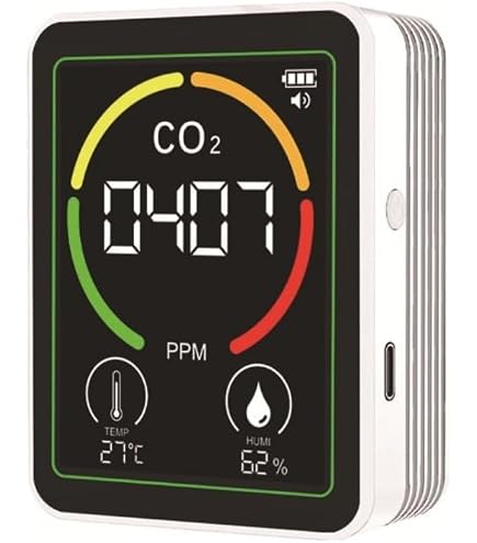 Amazon.co.jp: fengquanio 日本製 温度/湿度/TVOC/HCHO/CO2 5 in 1空気