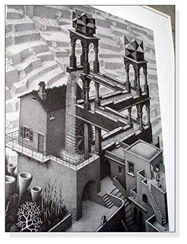 ポスター MC エッシャー 滝