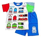 きかんしゃトーマス 半袖パジャマ 腹巻付き五分丈パンツ 80ｃｍ/90ｃｍ/95ｃｍ （T7321） (95cm)