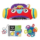 Playgro快適な音楽とライト車、おもちゃManhattan Click Clack Ball , Kids Preferred Amazing Baby Feel and Learnソフトブック、