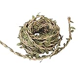 トトハウス(TOTO HOUSE)10m ファブリック 人工 籐 DIY 花輪 結婚式 人工観葉植物 家庭装飾