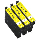 エプソン用IC69 ICY69 互換インクカートリッジ イエロー 大容量 4本セット 残量表示付き (最新型ICチップ付き) 対応機種:PX-045A、PX-046A、PX-047A、PX-105、 PX-405A、PX-435A、PX-436A、PX-437A、PX-505F、PX-535F