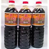 鹿児島の甘い醤油 かねよ 母ゆずり濃口１リットル３本セット