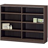 白井産業 【SHIRAI】 タナリオ オープンラック ダークブラウン TNL-90117DK