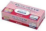 伸縮性にすぐれ！ 破れにくく大変丈夫！ サルバ おむつとりかえ手袋 特用100枚 10入