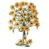 Nearly Natural 2125-YL 28.5' Cosmo Stem (Set of 12) Yellow [並行輸入品]