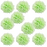 WYZworks ( 10パック) Tissue Pom Poms – セットof 10 – 12 "花パーティーデコレーション、結婚式、誕生日、ブライダル、ベビーシャワー、保育園、飾り HMM-PP