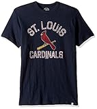 MLB St Louis Cardinals ' 47ブランドメンズScrum Basic Tシャツ、スタイル2、S、ネイビー