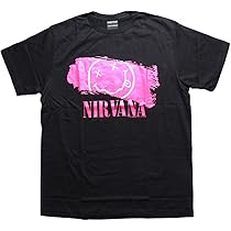 Amazon | [wall of fame] ロックTシャツ 半袖 Nirvana