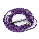 NICEHCK PurpleSE 8芯 イヤホンケーブル 古河PCUHD銅 0.78 2Pin 3.5mm 金属製コネクタ リケーブル アップグレードケーブル HiFi 3極 柔らかい 着脱式 hi-fiオーディオ 音質改善 (3.5mm 2Pin)