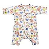 (ocean&ground) オーシャン＆グラウンド 長袖 ロンパース 1720561 新生児 肌着 Flower Note ベビー 赤ちゃん 女の子 男の子 ボディスーツ