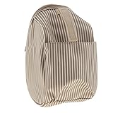 Perfk バックパック　ミイラバッグ　おむつバッグ　マザーズバッグ　旅行　外出　防水　大容量　通気性　小さなバッグ付き　全3カラー - ベージュ