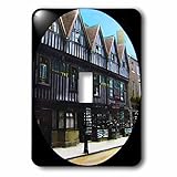 Scenes from the Pastマジックランタン – ビクトリア朝のビューWilliam Shakespeare Hostelry Vintage England – 照明スイッチカバー – 