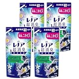 【まとめ買い】P&G レノア 超消臭1WEEK 柔軟剤 やさしく香る超消臭 SPORTS フレッシュシトラスの香り 詰め替え 340ml (4)