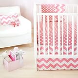 New Arrivals Zig Zag Baby 2 Piece Crib Bedding Set, Hot Pink by New Arrivals [並行輸入品]