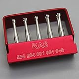 10 PCS ALAN 歯科タングスデンカーバイド球バー 低速コントラアングル適 RA6#