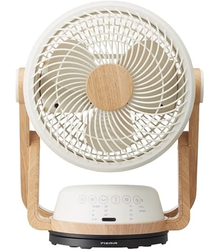 Amazon.co.jp: ドウシシャ サーキュレーター DC 木目調 19㎝ 首振り