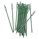Lovoski 約30本　ガーデンタイ　庭園用品　ケーブル　タイ　クリップ　植物　ネクタイ