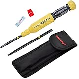 Megapro 6KIT8 Tool Kit with SHAFTLOK 15-in-1 Lockable Bit Screwdriver, Holster Light and 6-Inch Exte