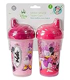 Disney Minnie Mouse Clubhouse Sippy Cups, Pink, 2 Count by Disney