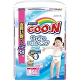 グ～ン　やわらかフィッパンツＬ５８枚女の子 × 5個セット