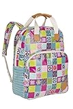 Lassig Vintage Diaper/Changing Backpack, Flower Quilt by Lassig