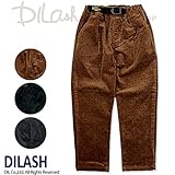 (ディラッシュ) DILASHストレッチコーデュロイパンツ（ワイドストレート・フル）/冬 110 キャメル