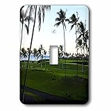Sandy Mertensハワイ旅行デザイン – Waikoloa Beach Resort overlooking the oceanオフハワイ – 照明スイッチカバー – シングルトグルスイッチ(