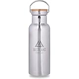 VASTLAND(ヴァストランド) 水筒 ステンレスボトル マグボトル 直飲み 二重断熱構造 500ml シルバー