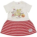 【本体綿100％】2018年 夏物 アンパンマンガール 天竺 切替 半袖ワンピース Anpanman Girl 胴オートミール◇95cm