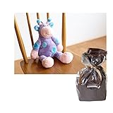 メモリアルギフト 洗えるぬいぐるみ ミンクプラッシュ キリン 通常大人ラッピング