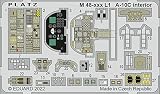プラッツ 1/48 A-10C サンダーボルトII エッチングパーツ コクピット用 プラモデル用パーツ M48-16