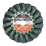TRUSCO GP曲面ディスク ジルコニア 外径100Φ 5枚入 60#