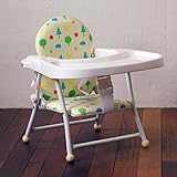 BabyGo! 折りたたみパイプローチェア　ワイドテーブル付 ノルディックガーデン