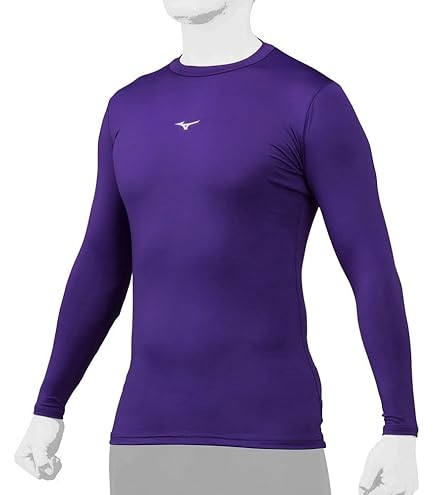 Amazon.co.jp: MIZUNO バイオギア・アンダーシャツ ローネック・長袖
