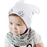 （サクララ）Sakulala ベビー 赤ちゃん 新生児用　ニット帽子 キャップ 子ども 子供 幼児 コットン 綿 耳 付き 女の子 男の子