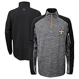 新しいOrleans SaintsユースNFL「Paramount " 1 / 4 Zipプルオーバースウェットシャツ L