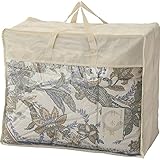 寝装品 ダウン85％入り 羽毛ふとん ブルー