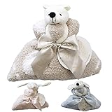 (ベアフット ドリームス)BAREFOOT DREAMS ベビーブランケット ミニブランケット B530 Throw イヌ (AQUA) [並行輸入品]