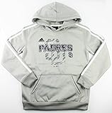 San Diego Padres MLB Youthストライププルオーバーフード付きスウェットシャツ（ユースXLサイズ18 / 20 )