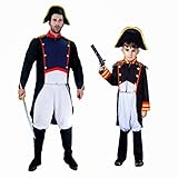 [fun costumes] ナポレオン・ボナパルト ナポレオン Napoleone 革命軍 制服 全セット コスプレ衣装 衣装 仮装 変装 コスチューム cosplay 大人用 子供用 (子供用130-140)