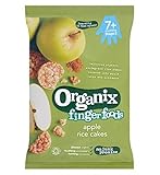 Organix Finger Foods Apple Rice Cakes 7+ Months Stage 2 50g (Pack of 2) - Organixのフィンガーフードリンゴ餅7+ヶ月のス
