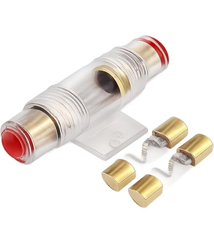 Amazon | Draodiffy 60 AMP ヒューズ ホルダー 8GA 電源ケーブル サブ