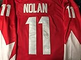 Owenノーランカナダレッドジャージー署名Autographed WPジャージーJSA認定NHL Autographed Jersey Very Rare 。