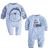 （ガオルイ）Gaorui　ベビー服　ロンパース　パジャマ　サル図案　船図案　超可愛いデザイン　通気性が良い　寝る服　お出かけ カジュアル　80/90/98