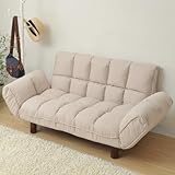 山善(YAMAZEN) ポケットコイルカウチソファ PFCS-180 ベージュ