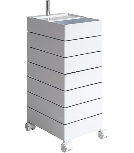 Amazon.co.jp: B-LINE/ビーライン ボビーワゴン3段2トレイ ホワイト